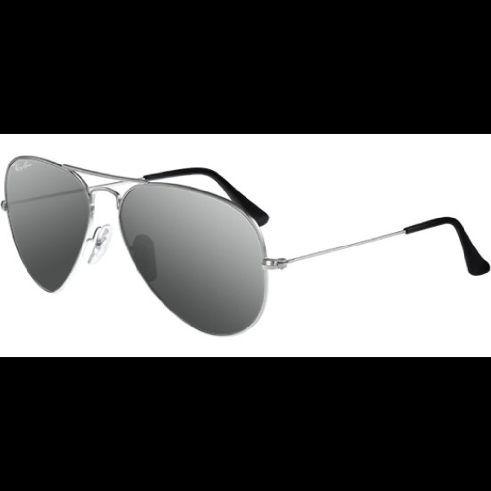 Silver Flash Rayban Aviator Sunglasses